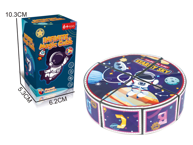 Infinite Alien Geometry Magic Cube Toy