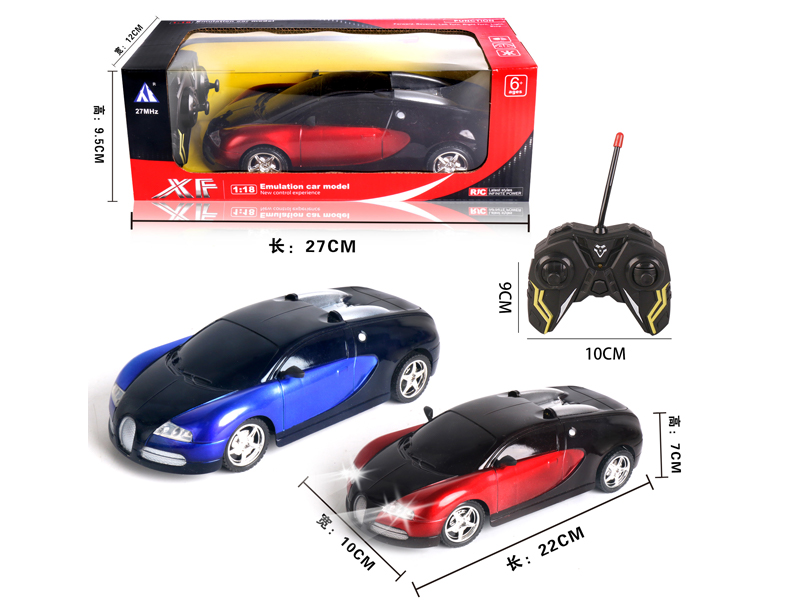 1:18 4CH R/C Bugatti Car