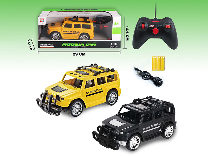 1:18 4-Channel Remote Control Hummer Simulated Car
