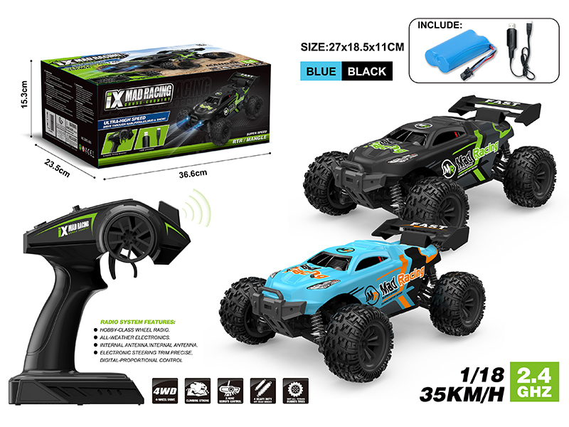 1:18 2.4G R/C 4Wd High Speed Racing Vehicle