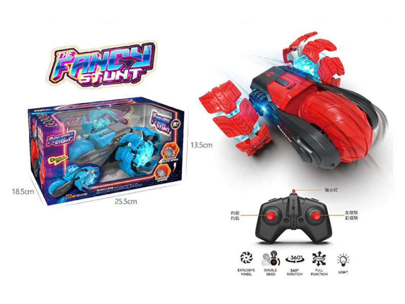 2.4G R/C Explosion Three Wheeled Stunt Vehicle With Light