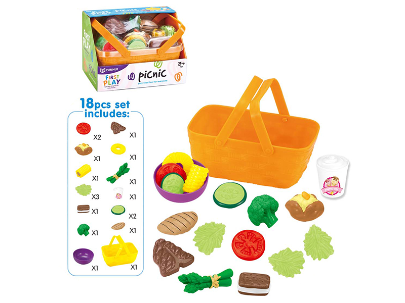 Picnic Basket Fruits And Vegetables Series