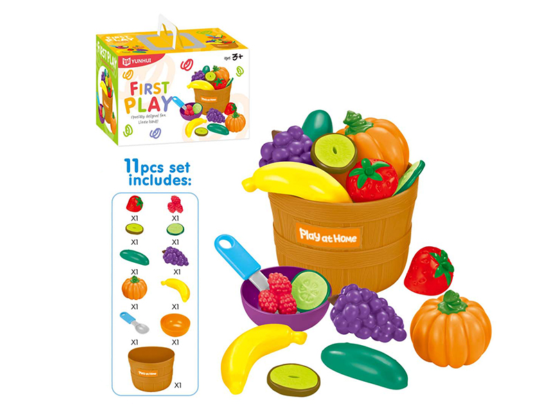 Fruit And Vegetables Barrel Set