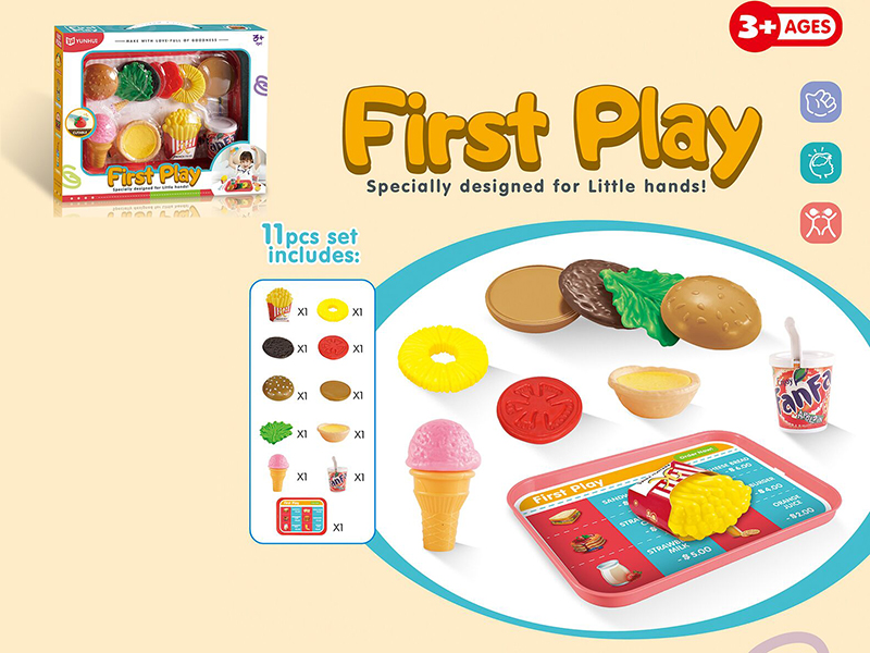 Hamburger Fast Food Set