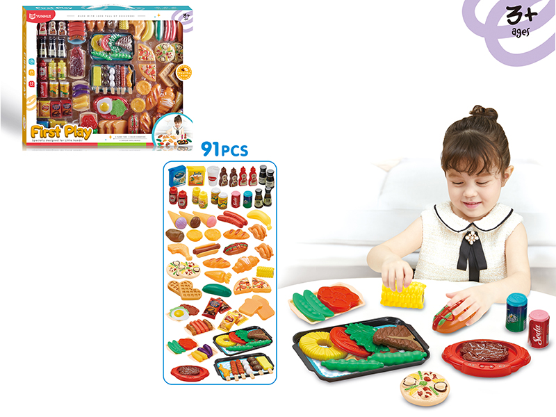 Picnic Barbecue Food Set 91pcs
