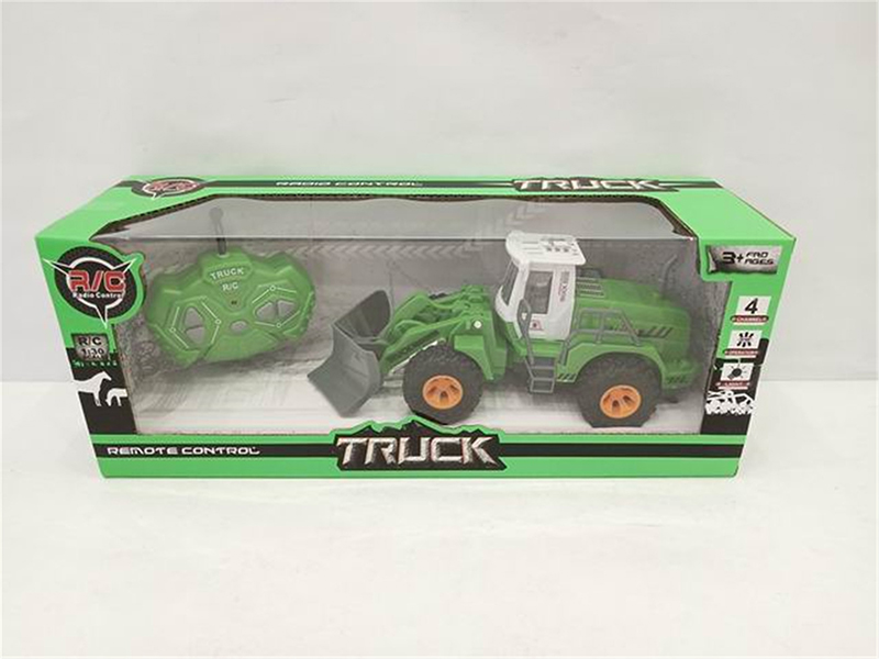 4-Channel Remote Control Farm Tractor With Light(Not Included  Batteries)