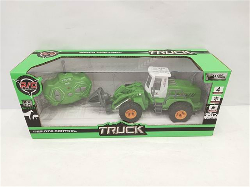 4-Channel Remote Control Farm Tractor With Light(Not Included  Batteries)