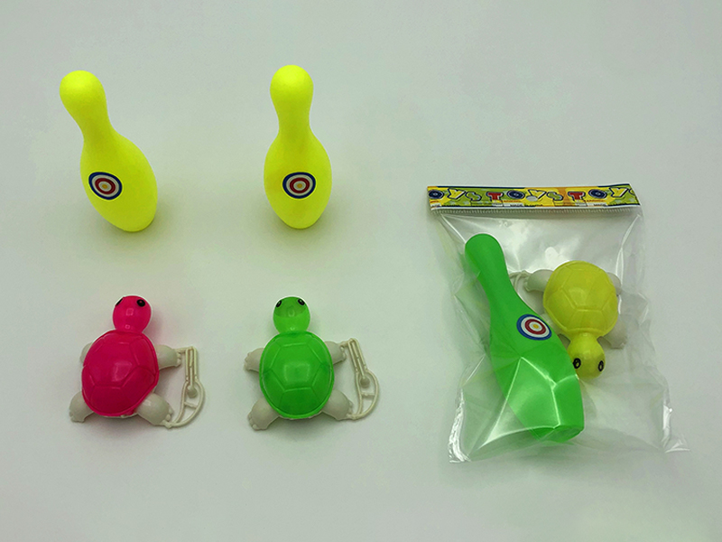 Bowling Turtle Cart Set