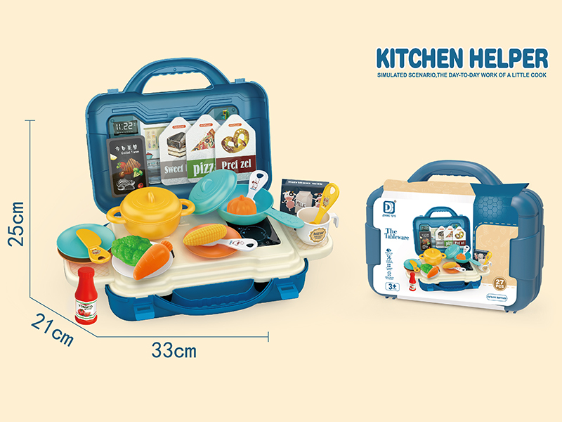 Kitchen Tableware Suitcase 27pcs