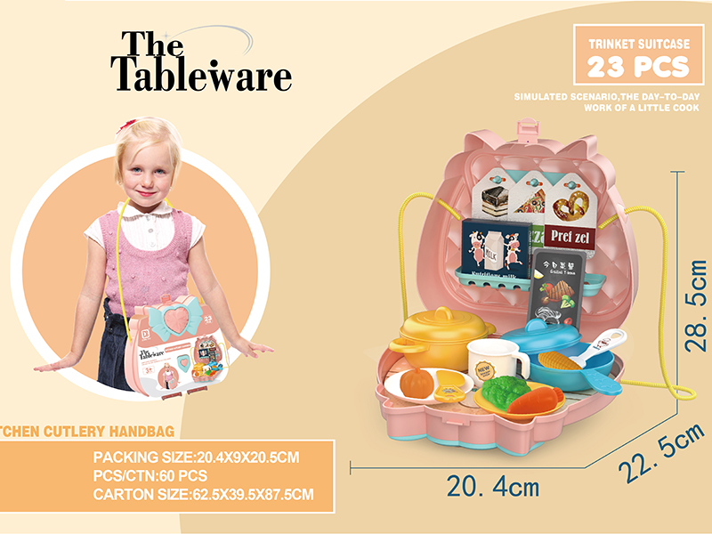 Kitchen Tableware Shoulder Messenger Bag 23pcs