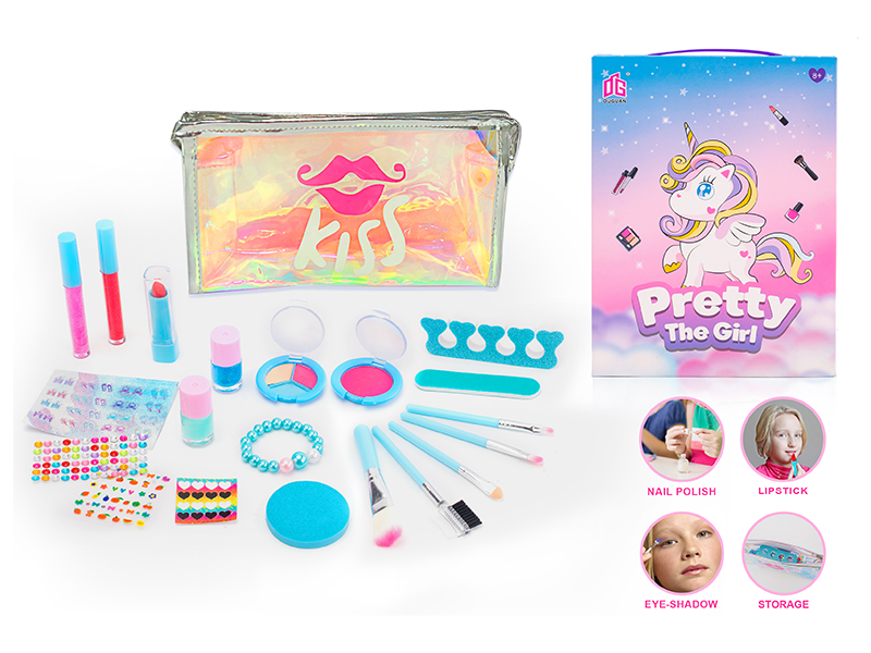 Children's Cosmetics Nail Art DIY Set