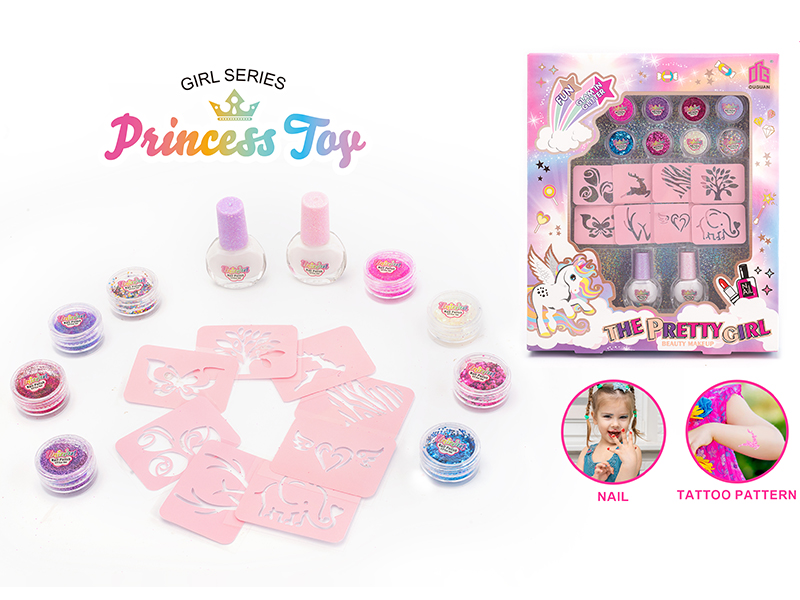 Children's Tattoo Sticker Nail Art DIY Set