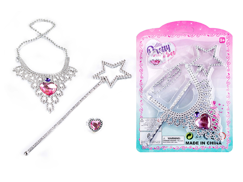 Fairy Wand Electroplating Adornment Toys Princess Dress Up Set