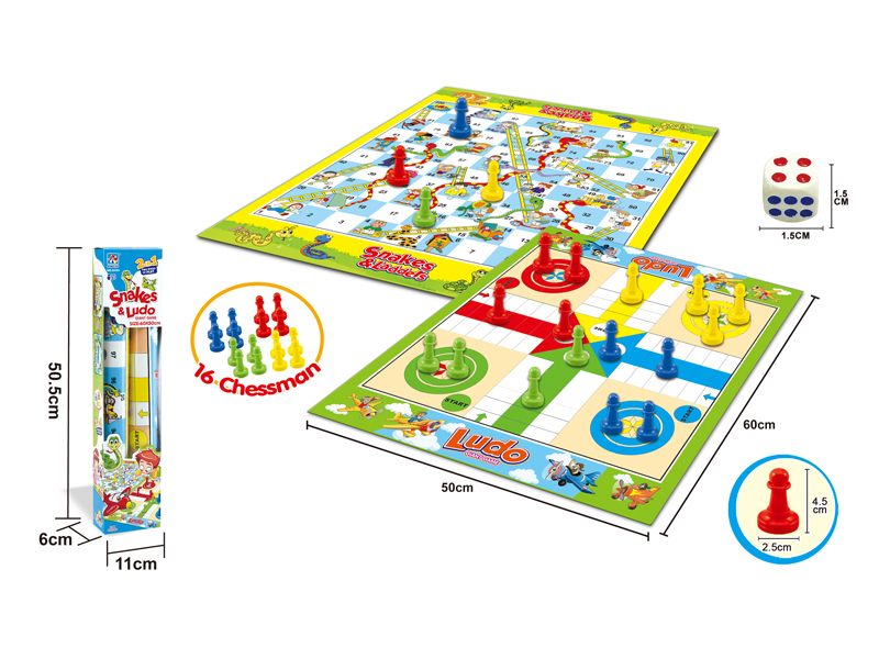 Large 2 In 1 Chess Toy