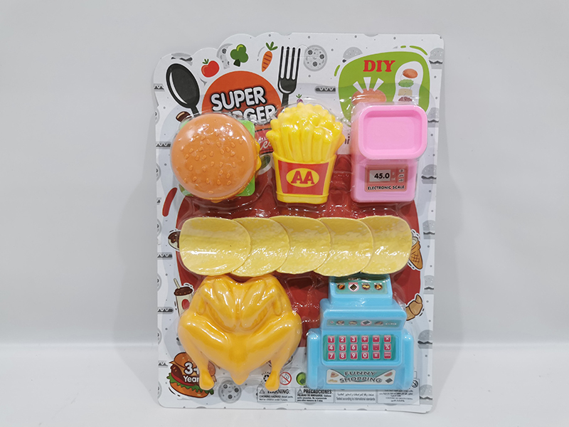 Cash Register Fast Food Set