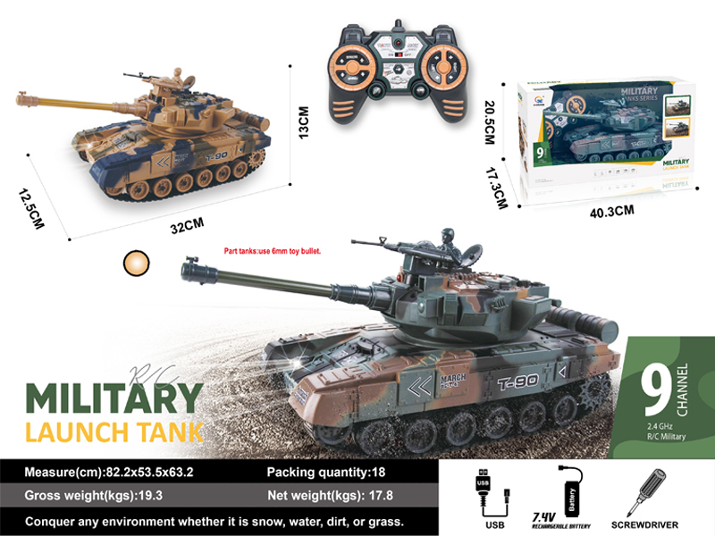 9CH R/C Tank