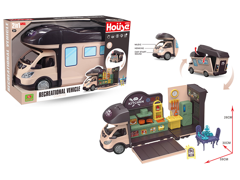 Kitchen House Car  With Music Light