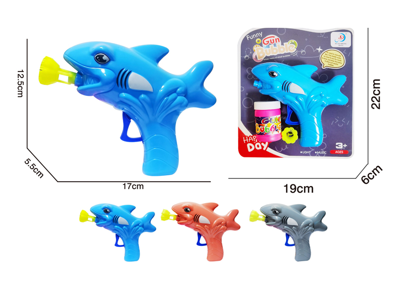 Friction Shark Bubble Gun