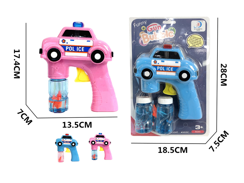 Fully Automatic Friction Police Car Bubble Gun