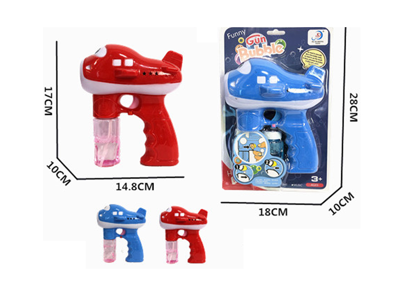 B/O Aircraft Bubble Gun With Light Music