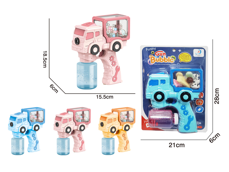 B/O Candy Transport Vehicle Bubble Gun With Light Music
