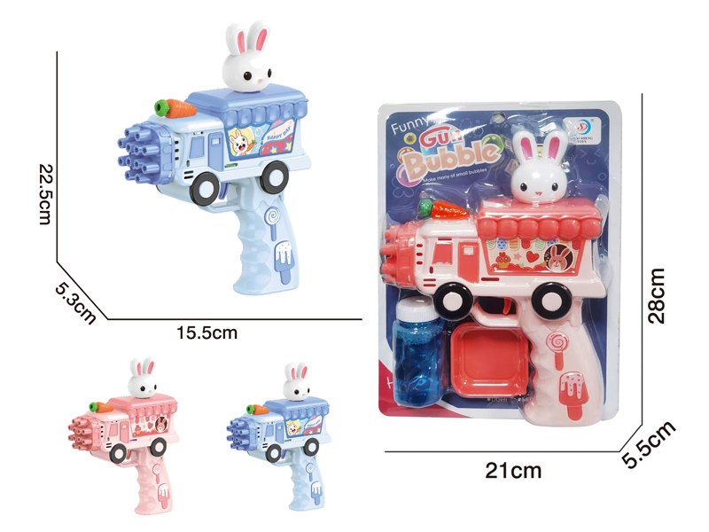 12 Hole Rabbit Car Bubble Machine