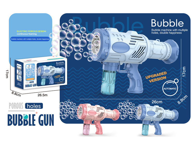 Fully Automatic Rocket Launcher Bubble Machine
