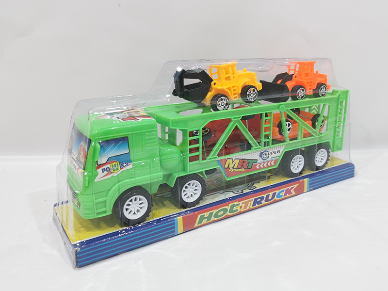 Friction Trailer With Small Cars