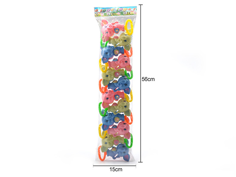 Cartoon Elephant Baby Rattles 12pcs