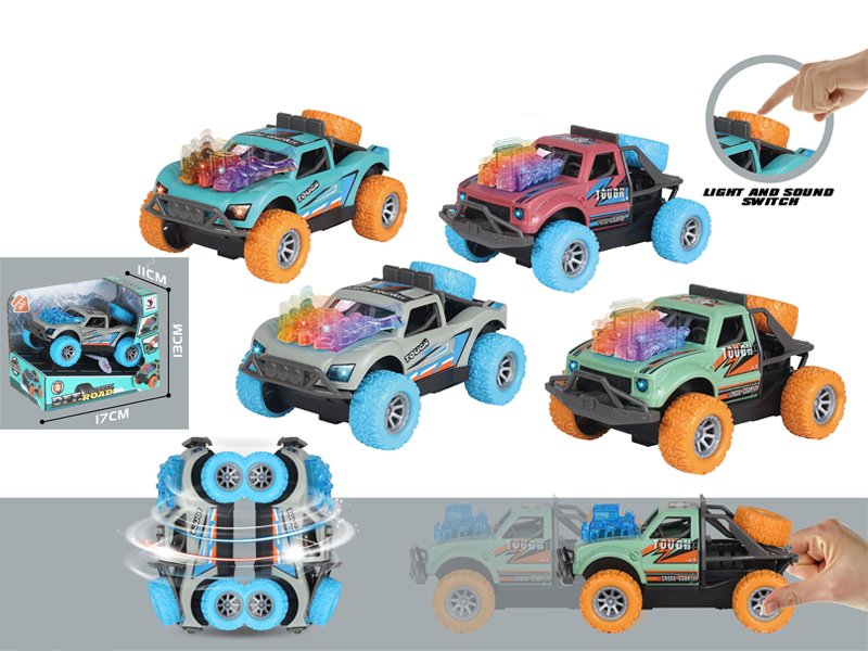 Friction Pickup Truck With Ic Light