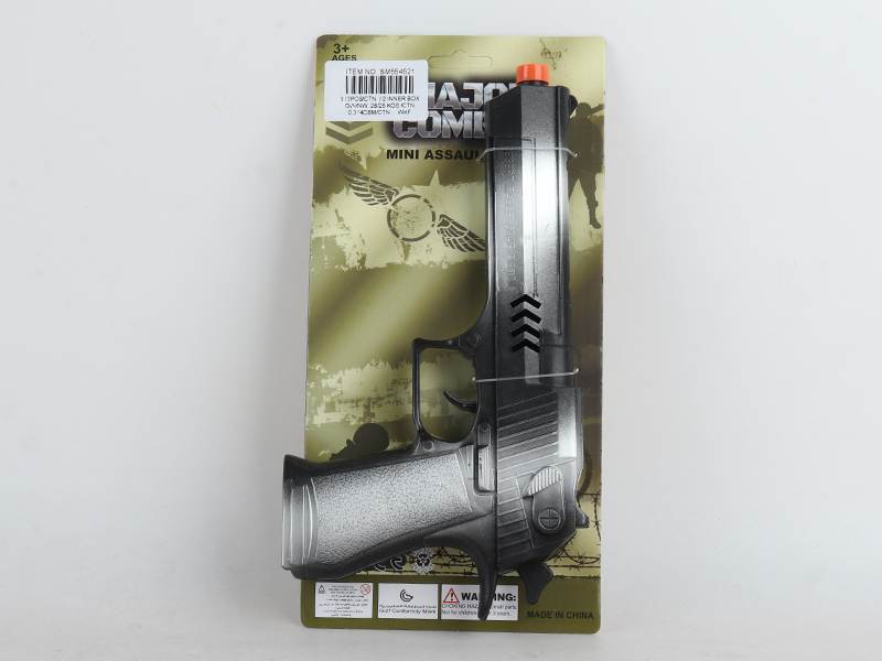 Spray Oblique Silver Flint Gun Toy