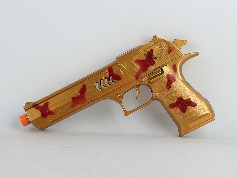 Glazed Gold Plus Camouflage Brown Flint Gun Toy