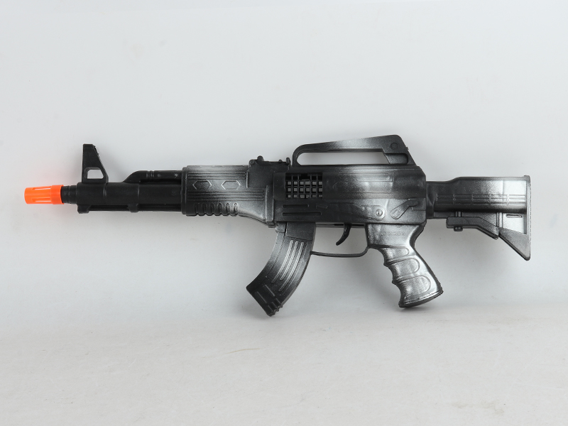 Line Silver Flint Gun Toy