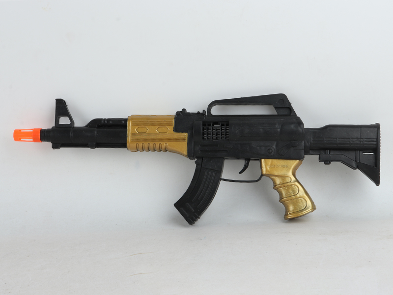 Interspersed Gold Spray Flint Gun Toy