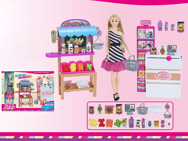 11 Inch Doll Supermarket Set