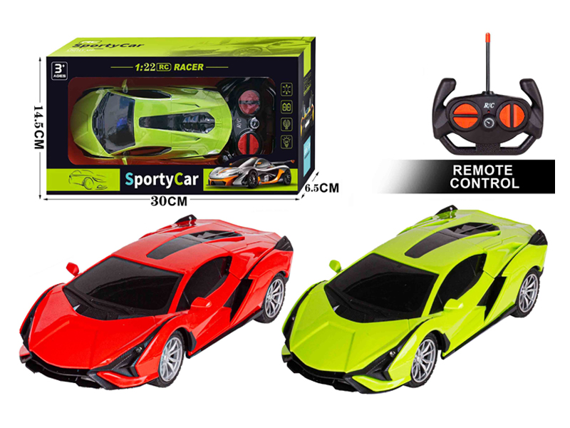 1:22 4CH R/C Racing Car With Light(Not Including Electricity)