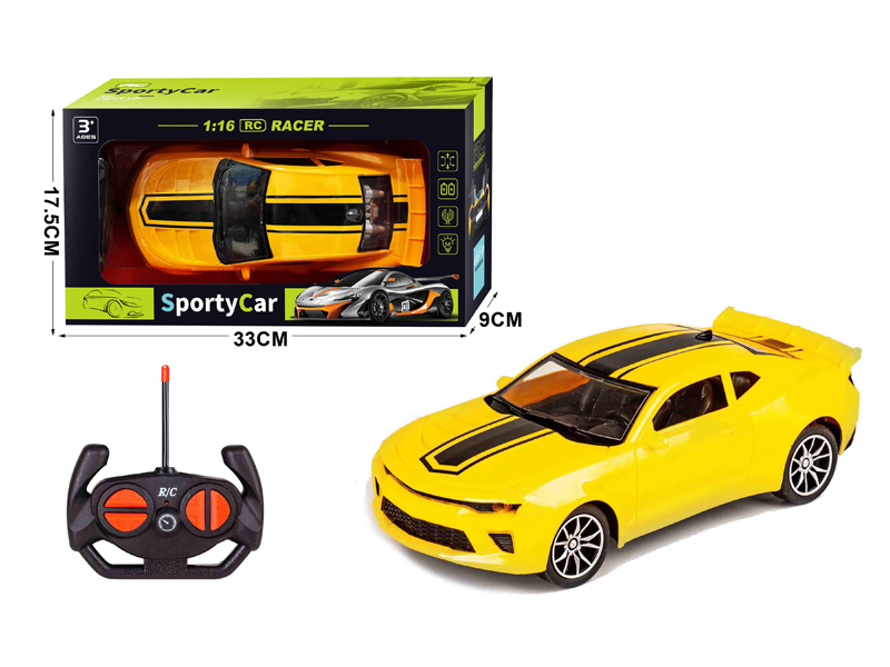 1:16 4CH R/C Racing Car With Light(Not Including Electricity)