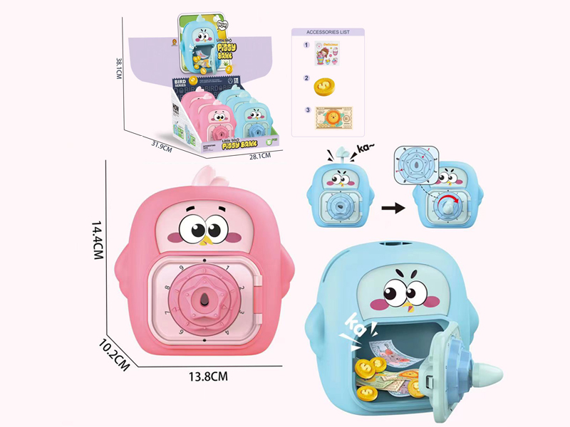 6PCS Bird Bank