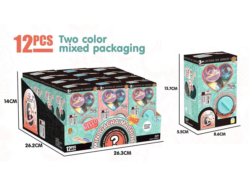 12PCS Mini Gacha Machine