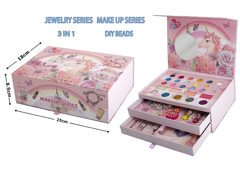 Jewelry & make Up & DIY Beads 3 In 1