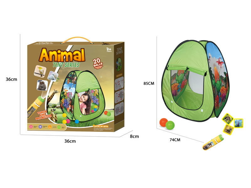 Dinosaur Tent With Projection+Ocean Ball