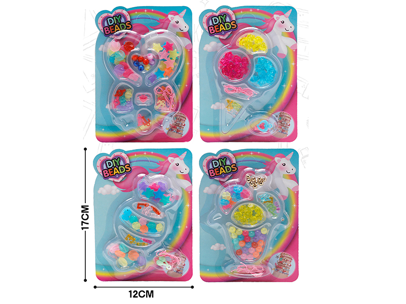 Jelly Color Series DIY Beads(Four Styles Mixed)