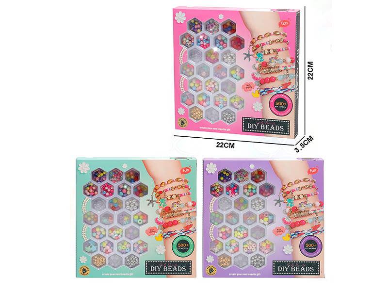 Mixed Color Series DIY Beads(Three Styles Mixed)