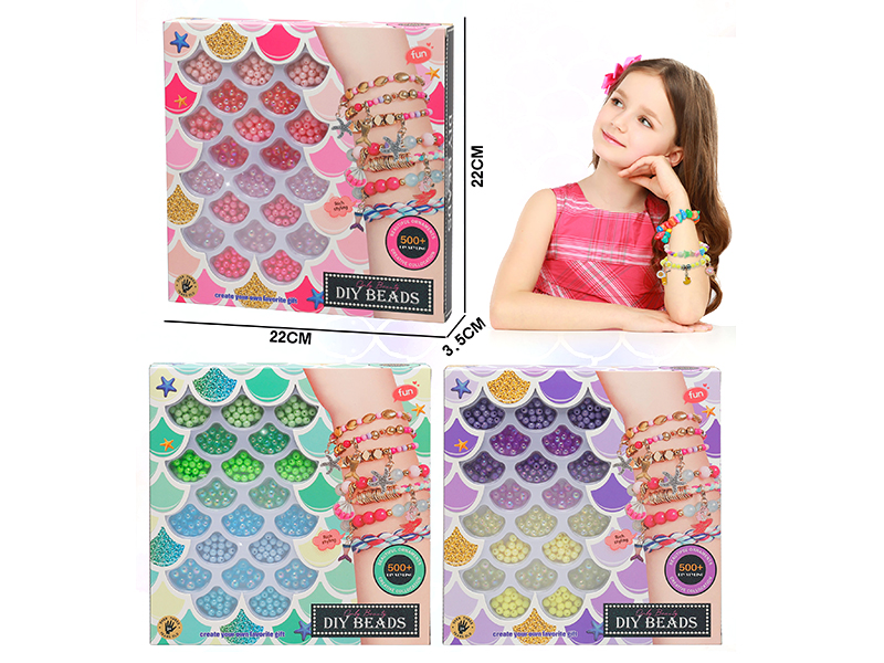 Solid Color Series DIY Beads(Three Styles Mixed)
