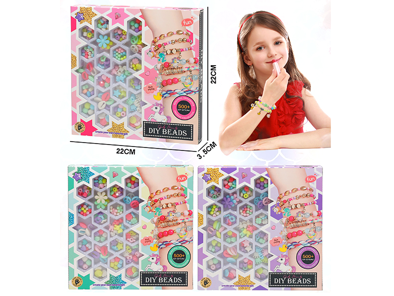 Macaron Color Series DIY Beads(Three Styles Mixed)