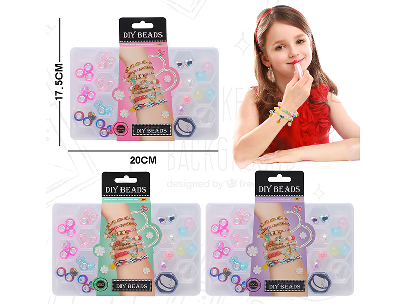 Pandora + Candy Color Series DIY Beads (With String,Without Scissor)