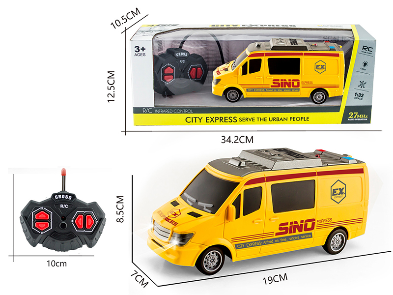 1:32 27Mhz 4-Channel Remote Control Express Car With Light