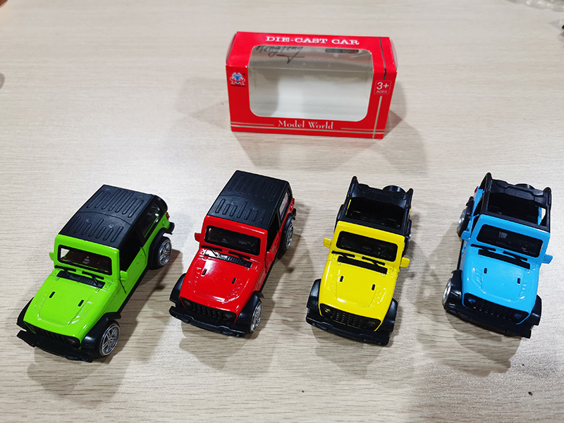 1:36 Pull Back Alloy Simulated Car With Sound And Light(Wrangler)