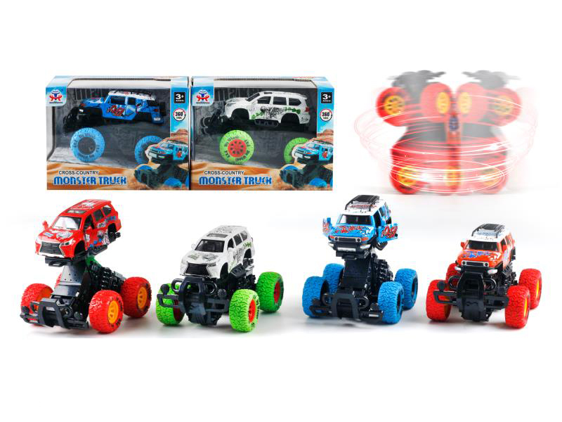 1:36 Friction Alloy Stunt Monster Truck(Lexus/Toyota FJ)