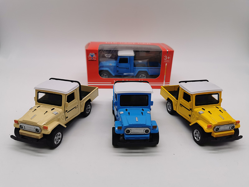 1:32 Pull Back Alloy Land Cruiser Pickup Truck